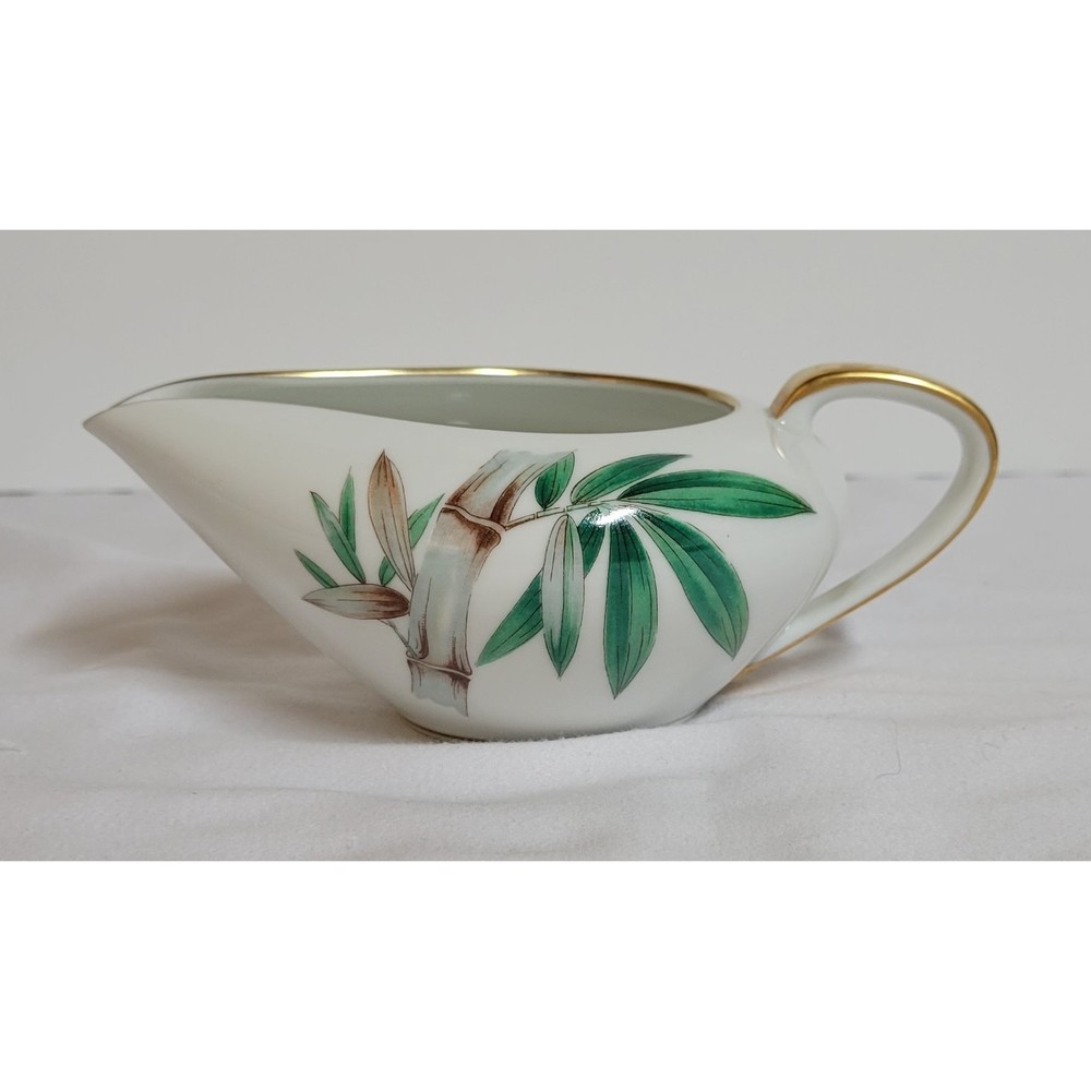 Noritake Canton Creamer Pitcher #5027 Bamboo Pattern